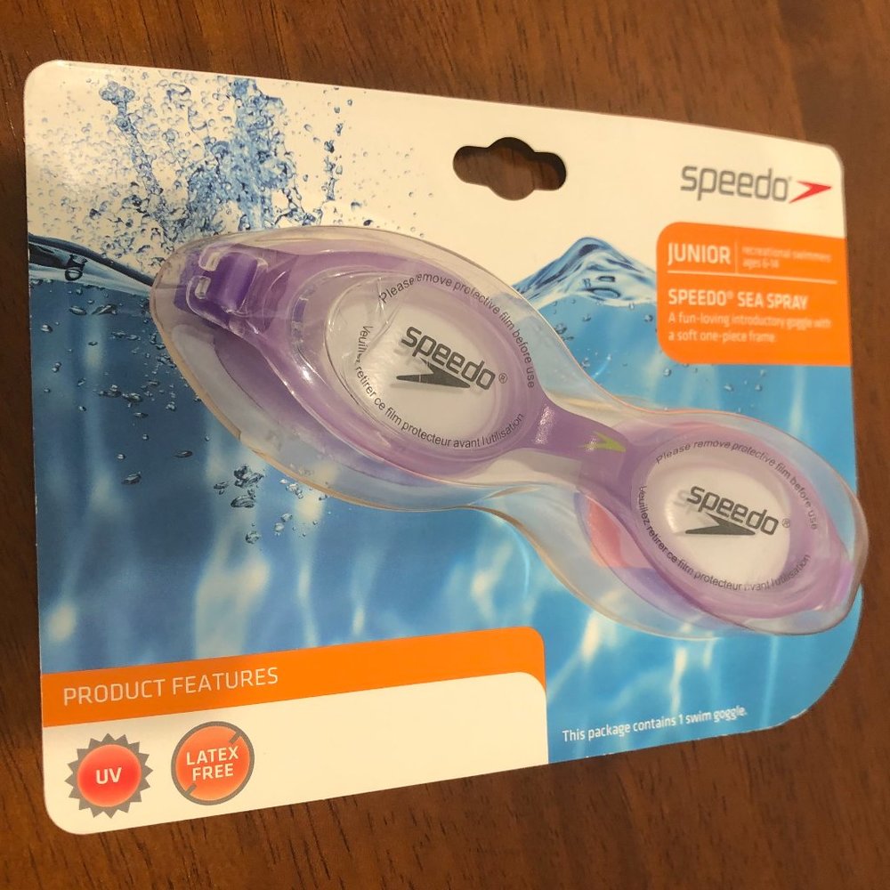 Speedo Junior Sea Spray Goggles NWT.